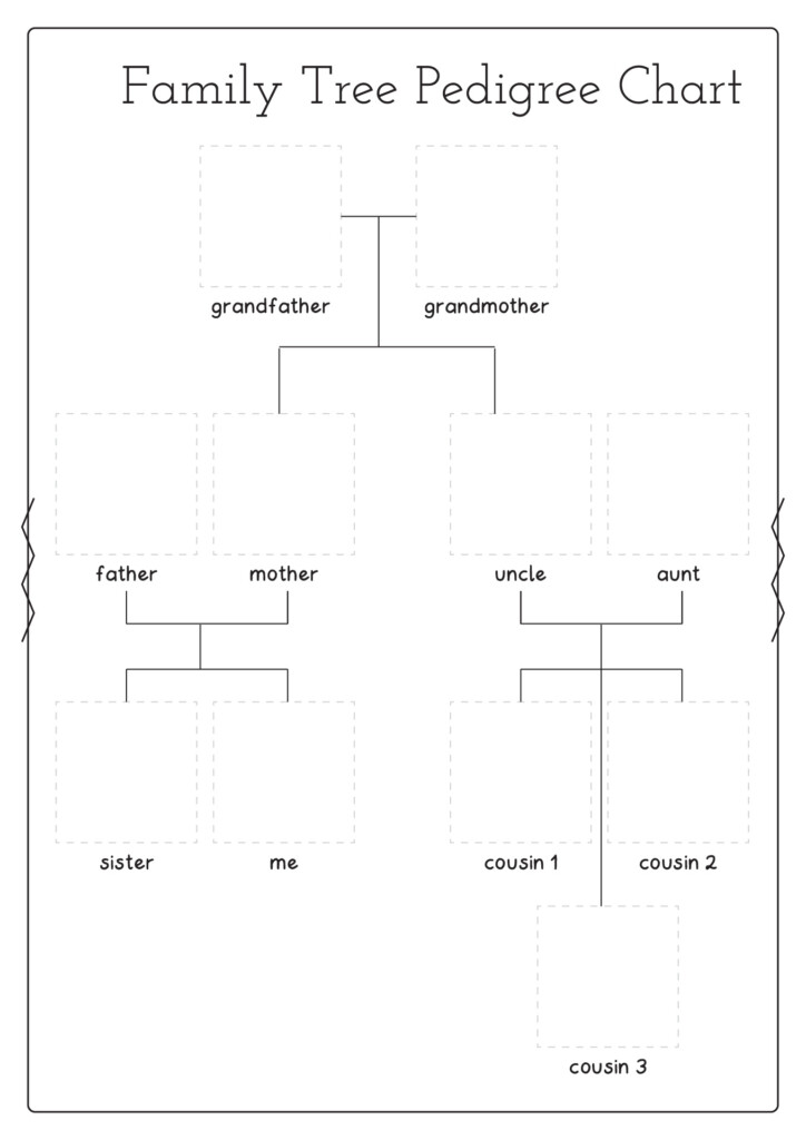 12 Family Tree Pedigree Chart Worksheet Free PDF At Worksheeto