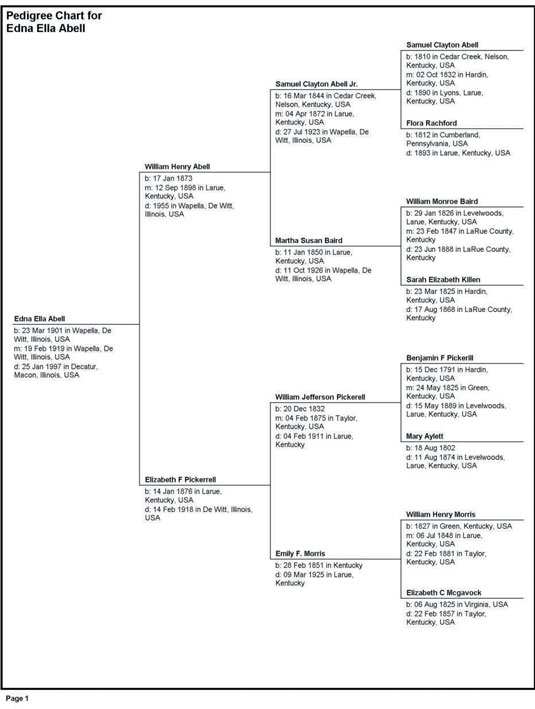 5 Genealogical Charts And Forms Dummies