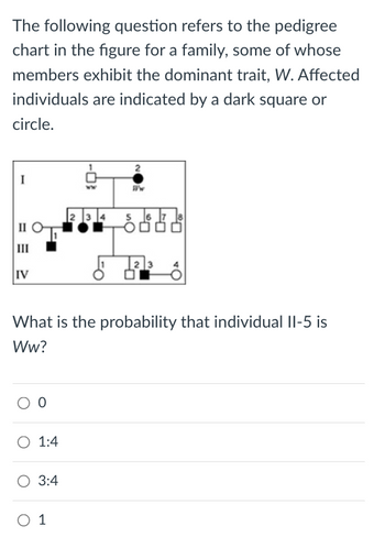 Answered The Following Question Refers To The Pedigree Chart In The 