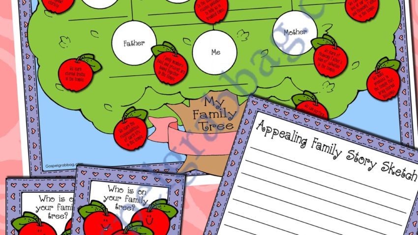 FAMILY HISTORY Activity Days Learning And Living The Gospel Goal 8 