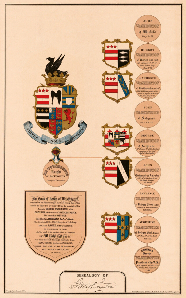 Family Tree Of George Washington Family Tree