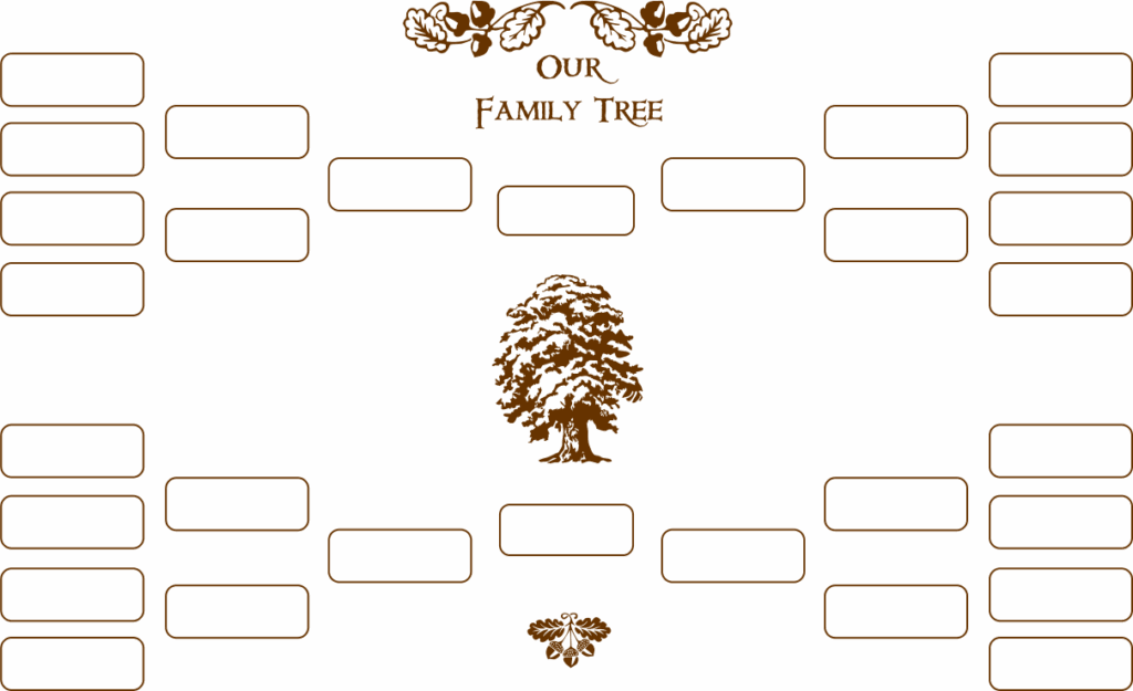 Family Tree Pedigree Chart A Letterpress Heirloom Family Tree 