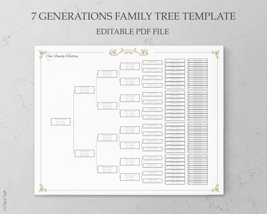 Free Family Tree Charts Free Printable Genealogy Charts