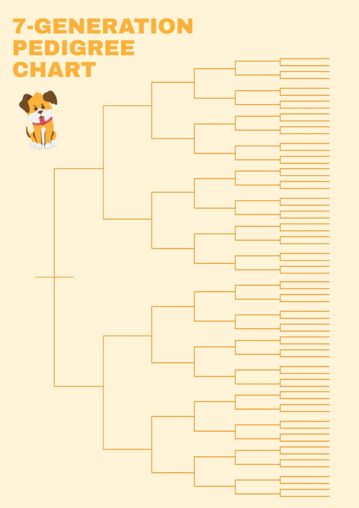 Free Pedigree Chart Templates Editable And Printable