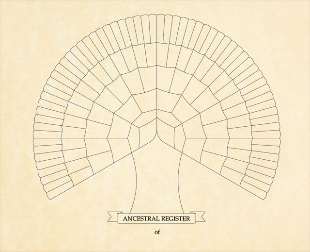 Free Printable Family Tree Fan Chart