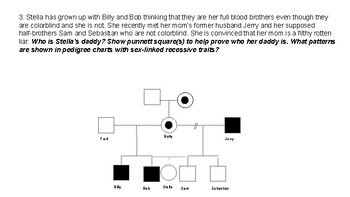 Fun Pedigree Chart Warm Ups By BattigBiology TPT
