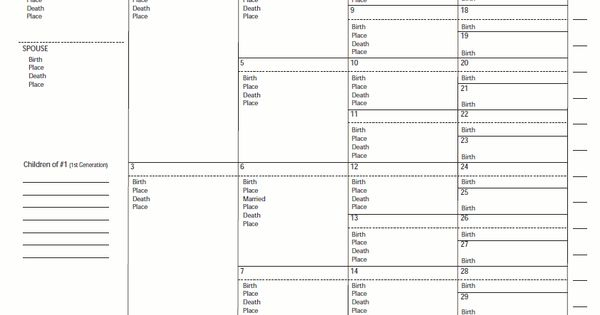 How To Fill In Misbach 6 Generation Pedigree Chart Vrogue co