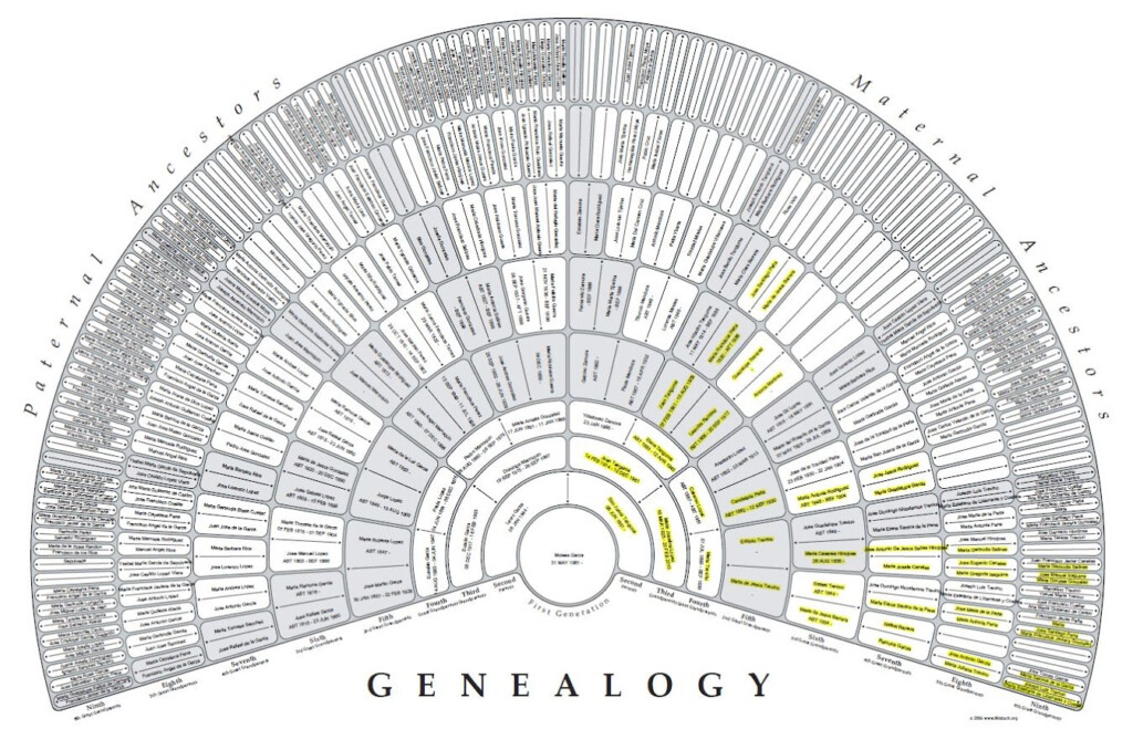 How To Print 9 Generations Of Your Family Tree On A Fan Chart We Are 