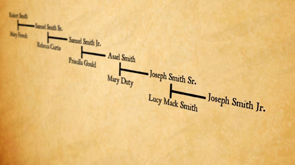 Joseph Smith Pedigree Chart