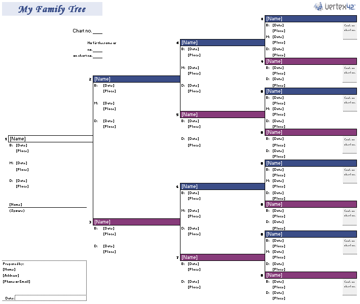 Microsoft Office Word Family Tree Template Free Word Template