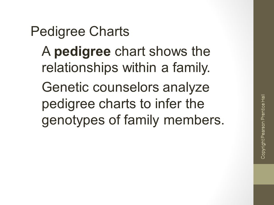 Name 2 Genetic Diseases Copyright Pearson Prentice Hall Ppt Download