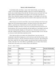 Pedigree Activity pptx Name s Mystery In Wexford Objectives 1 Create 