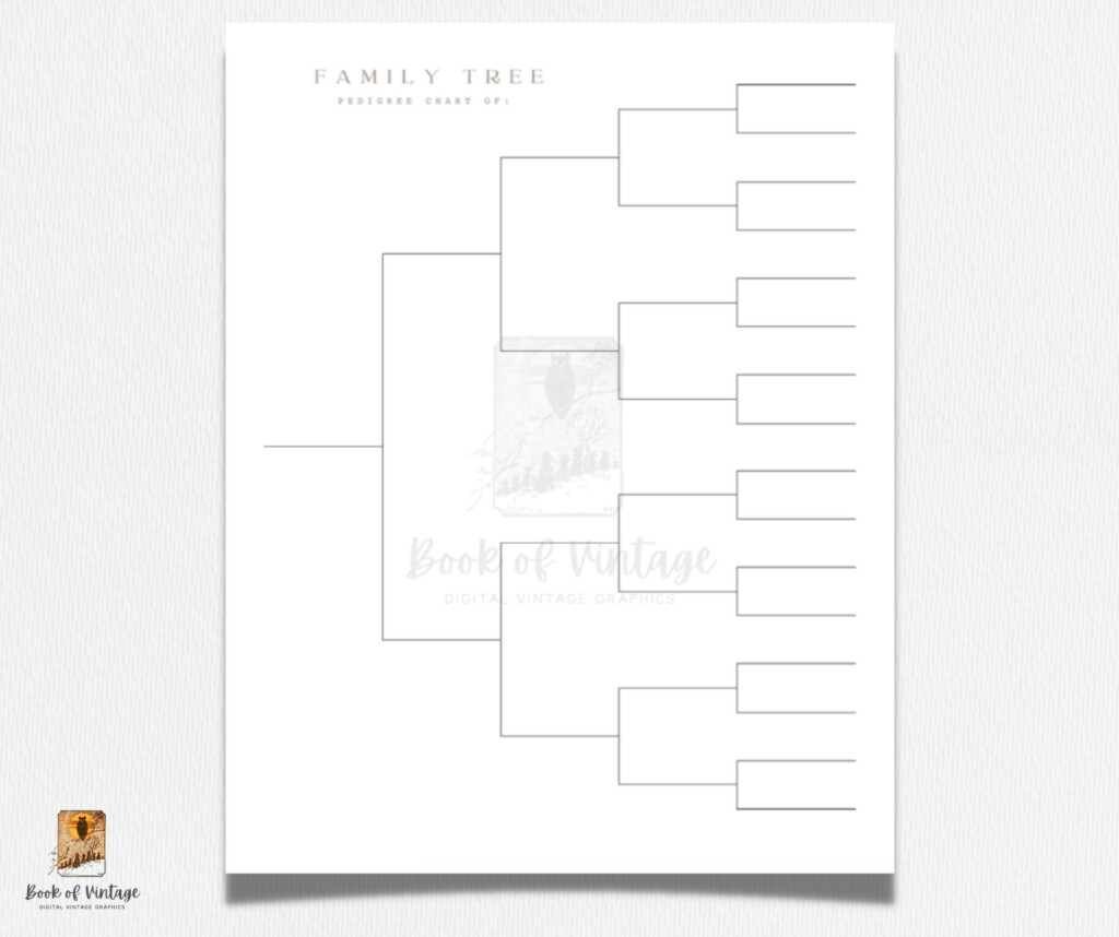 Pedigree Chart Template Word