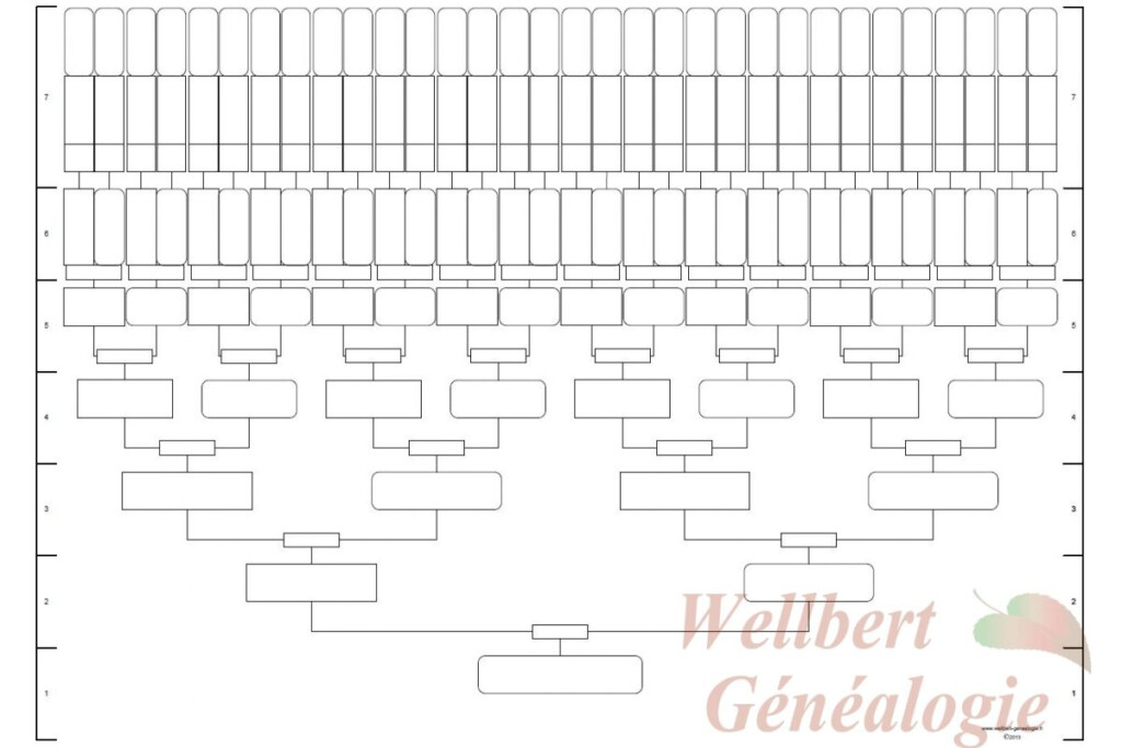 Printable 8 Generation Family Tree Template Printable Templates