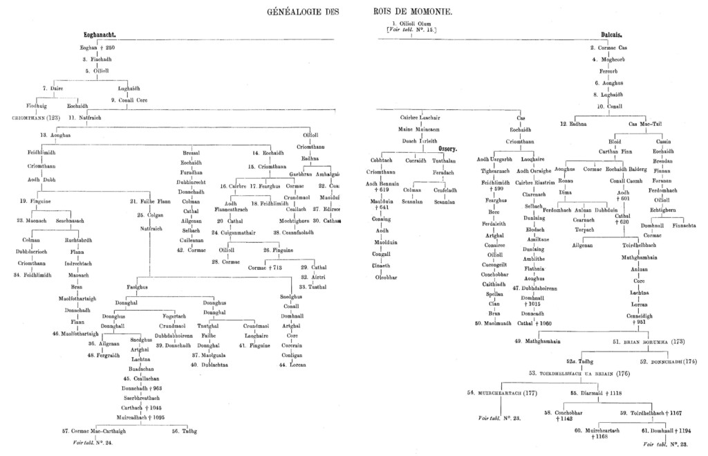 The Genealogy Of The Kings Of Munster 1889 By Anthony Stokvis 1855 
